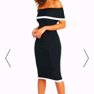BEBE black dress